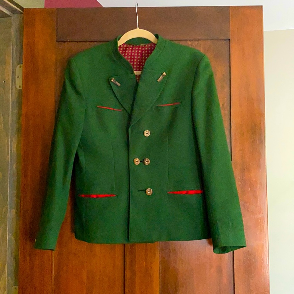 Traditional authentic Austrian wool jacket.